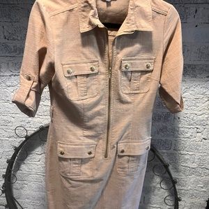 Khaki utility dress